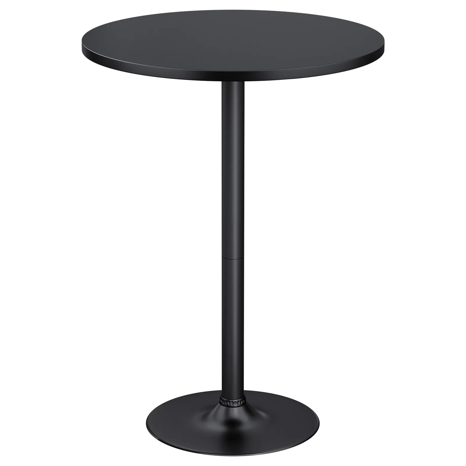 Furmax Round Pub Table, Dark Black-1, 1-Pack, product photo