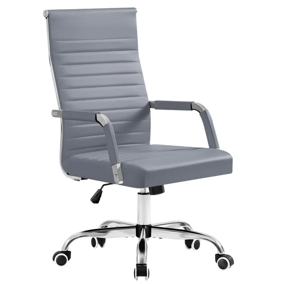 Furmax Ribbed Mid-Back Chair