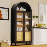 Furmax Arched Pantry Cabinet, photo 2