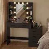 Furmax Three-Light Makeup Vanity, photo 3