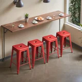 Furmax Metal Counter Stools 24 in, photo 6