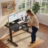 Furmax Glass Standing Desk, photo 2